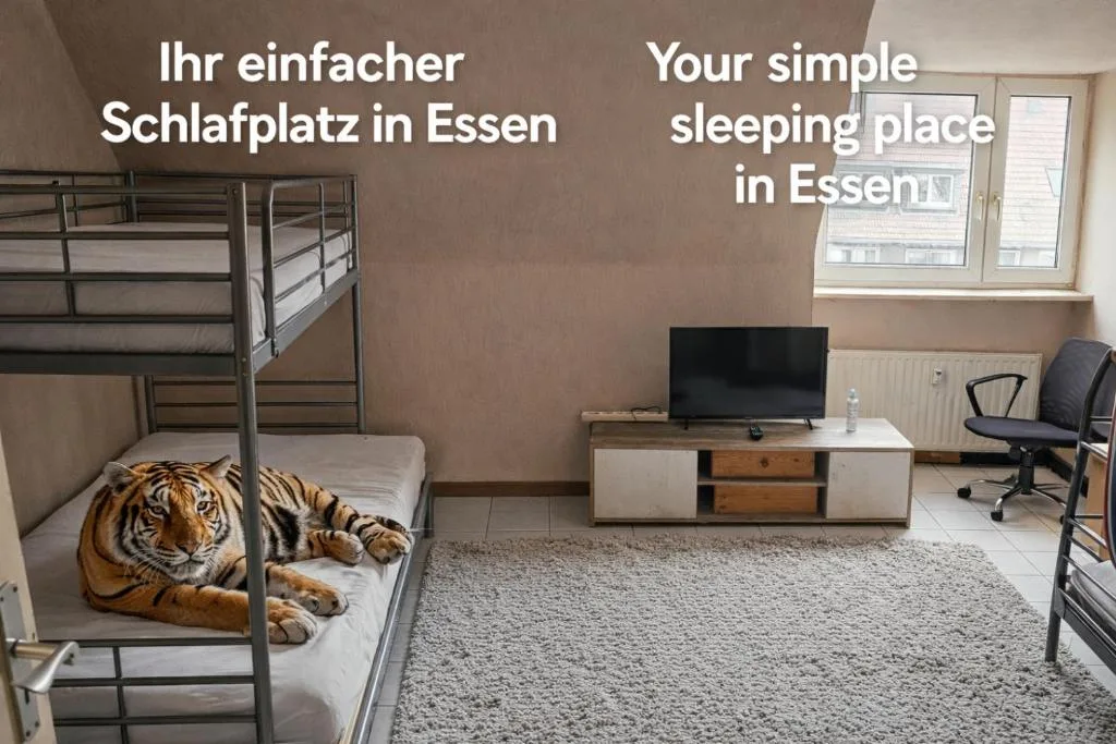 einfacher Schlafplatz ohne Ansprüche