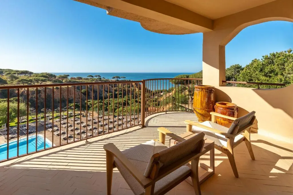 3HB Falesia Beach hotel on the orange cliffs above Falésia beach, Algarve