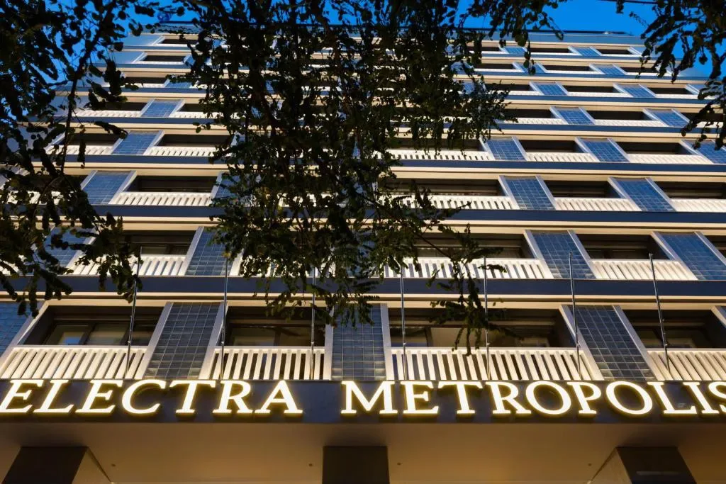 Electra Metropolis hotel facade in central Athens