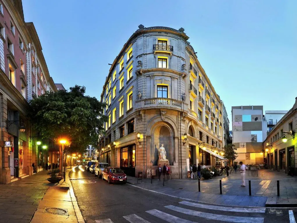 Facade of Hotel 1898 on La Rambla, Barcelona