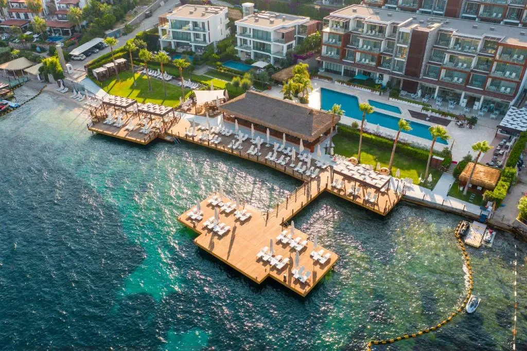 Mivara Luxury Resort Bodrum with pool and sea view