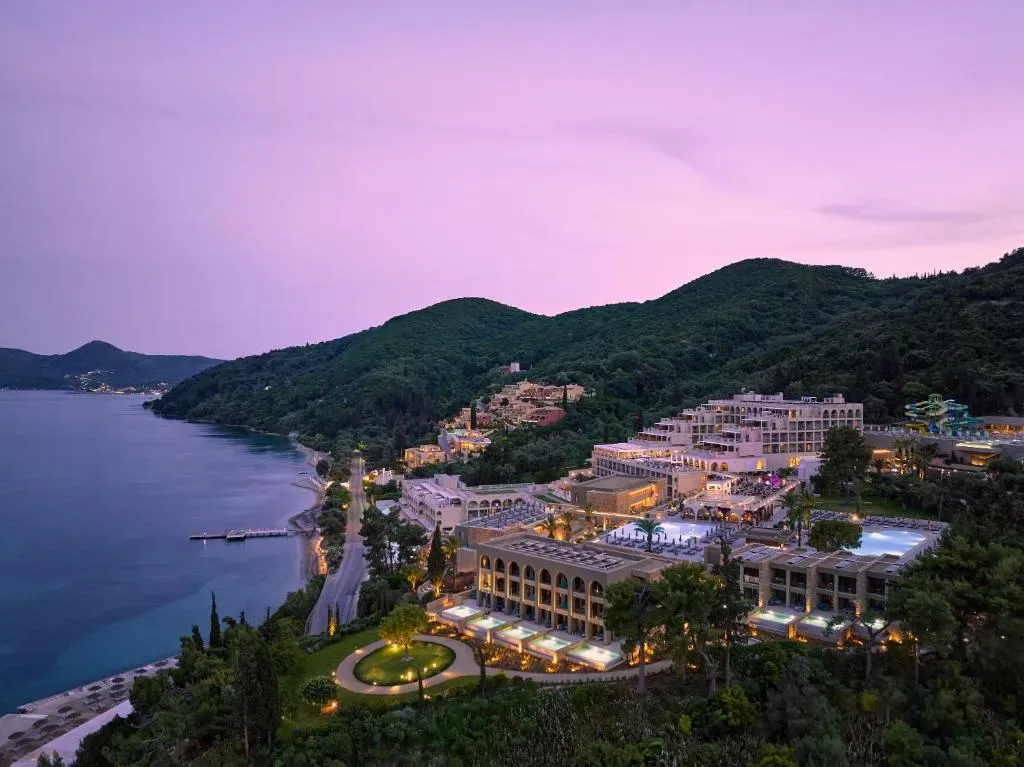 MarBella Corfu resort aerial view