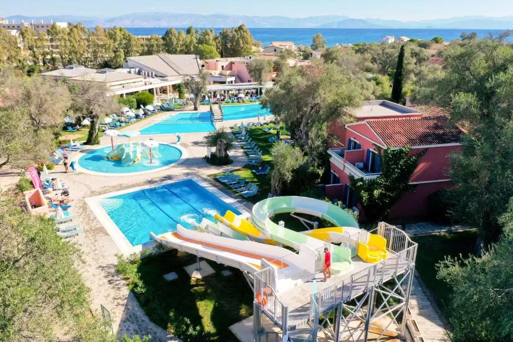 Water slides at SENTIDO Apollo Palace, Corfu
