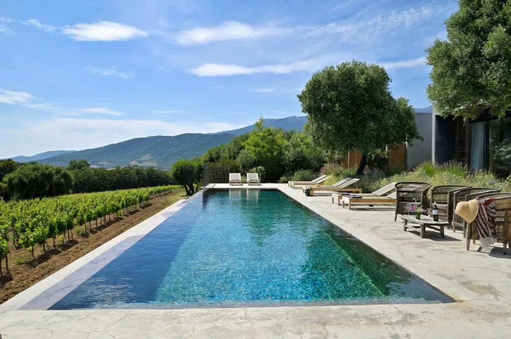 Pool at Domaine de Peretti della Rocca, Figari, Corsica