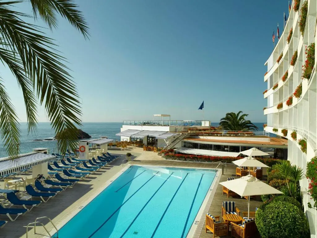 Gran Hotel Reymar acima da praia Mar Menuda em Tossa de Mar