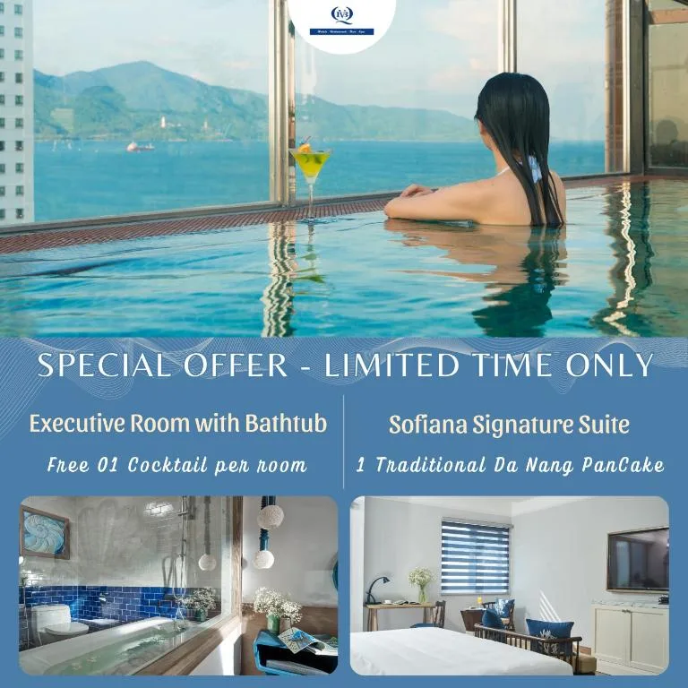 Sofiana My Khe Hotel & Spa - Rooftop Pool Bar - Free 01 Draught Beer and 20-minute Spa per Room - Hotel de 4 estrelas em Da Nang, Da Nang - photo 1
