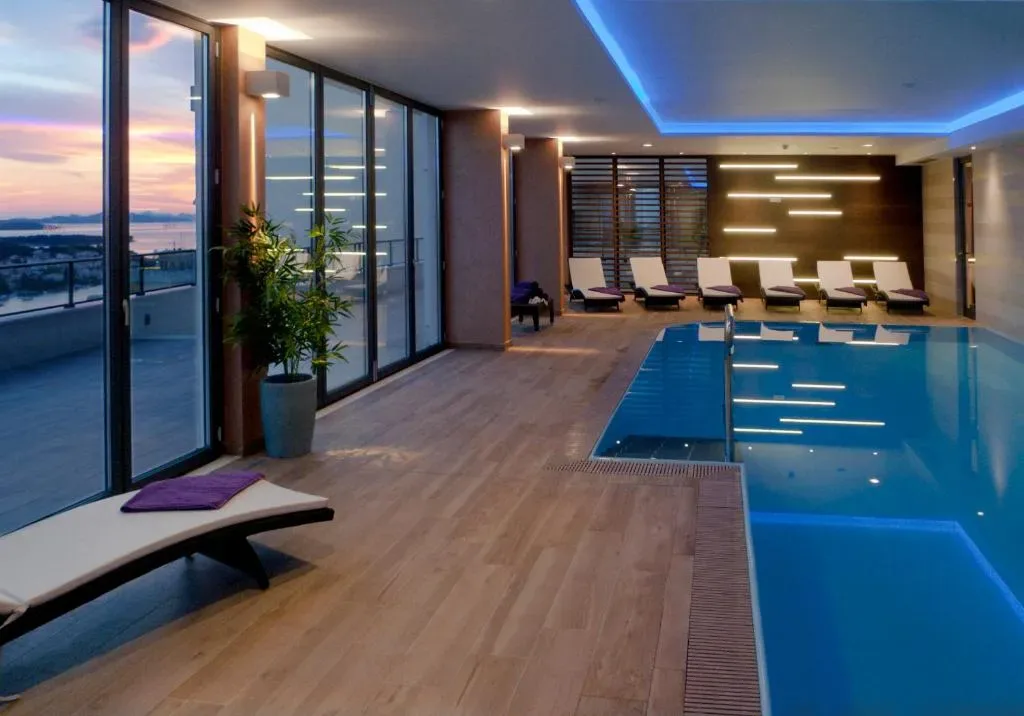 Hotel Adria exterior and terrace in Dubrovnik Lapad