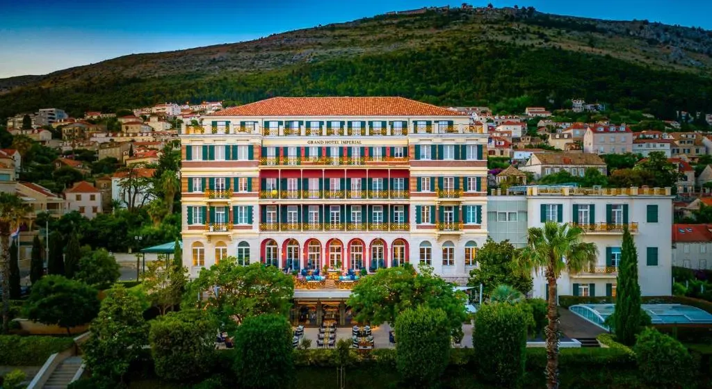 Hilton Imperial Dubrovnik facade near Pile Gate