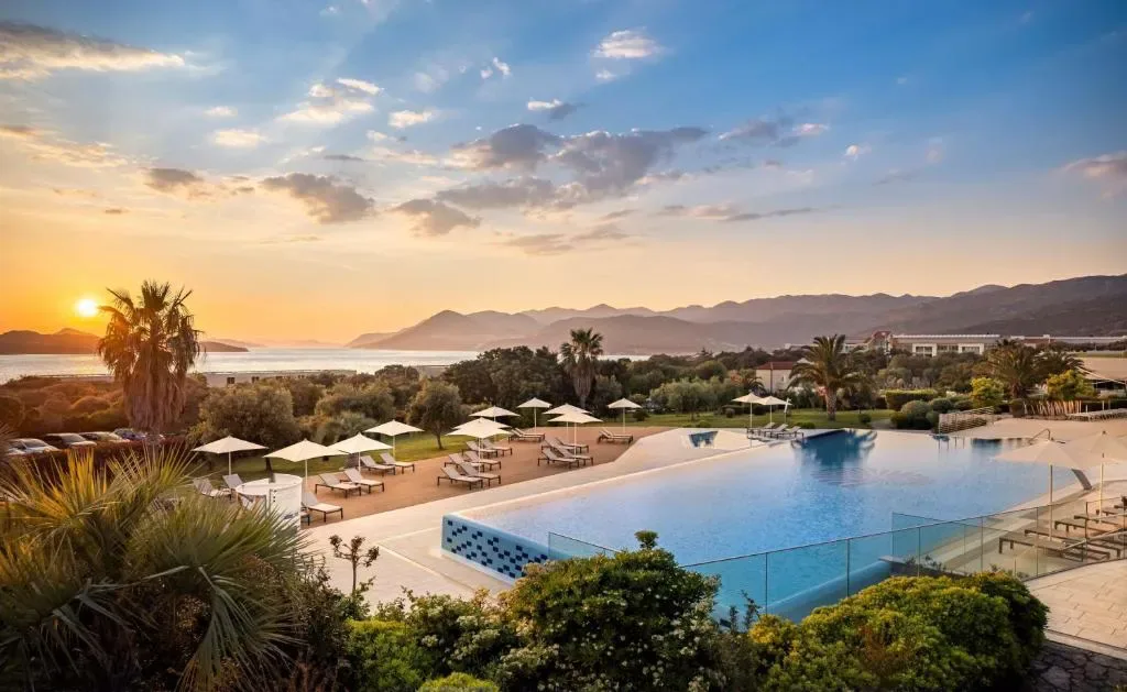 Valamar Lacroma Hotel pool area on Babin Kuk peninsula