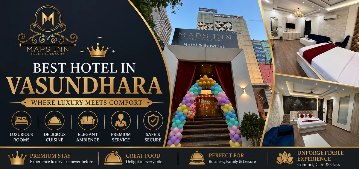 Maps Inn Hotel & Banquet & Restaurant - Hotel de 4 estrellas en Ghaziabad, Ghaziabad - photo 1