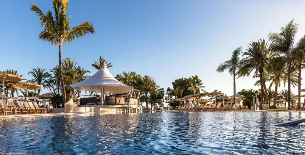 Infinity pool and cove view at Radisson Blu Resort Gran Canaria