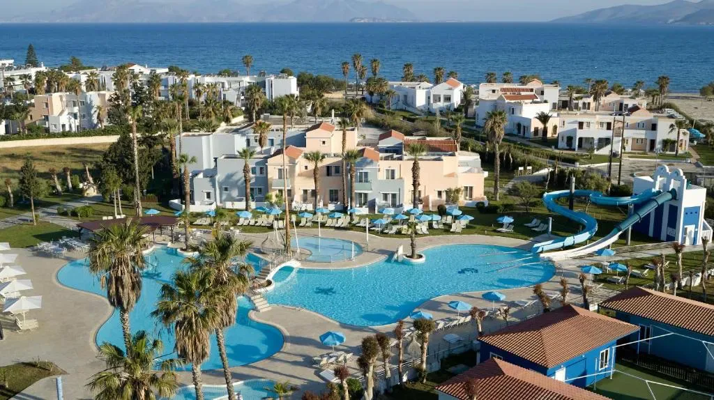 Atlantica Marmari Beach main pool and garden area