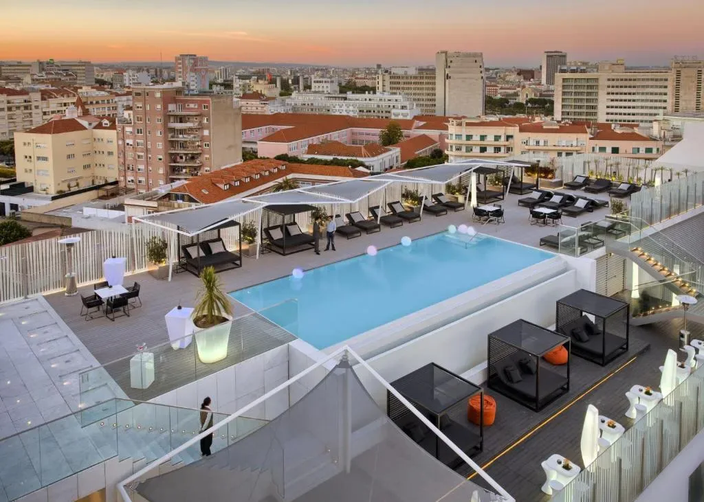 EPIC SANA Lisboa Hotel hotel facade in Amoreiras, Lisbon