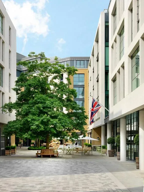 Ham Yard Hotel courtyard