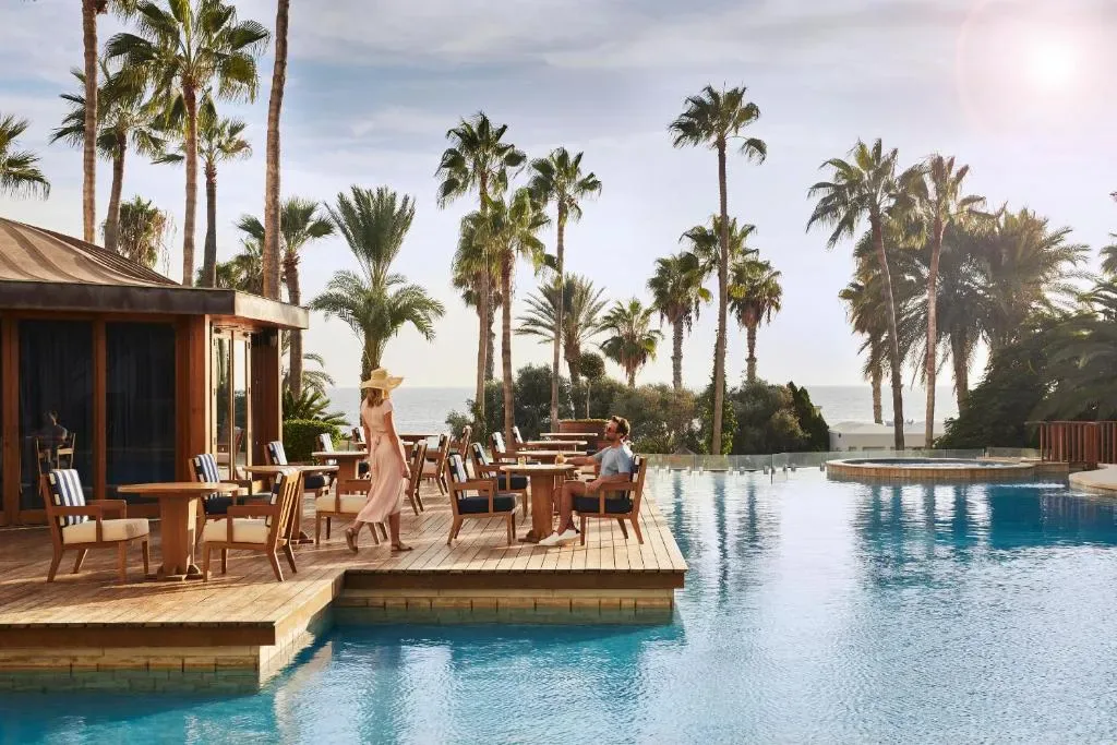 Annabelle Hotel pool and gardens, Paphos
