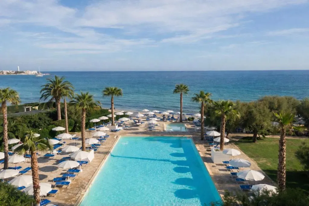 Main pool at Hotel Del Levante in Torre Canne