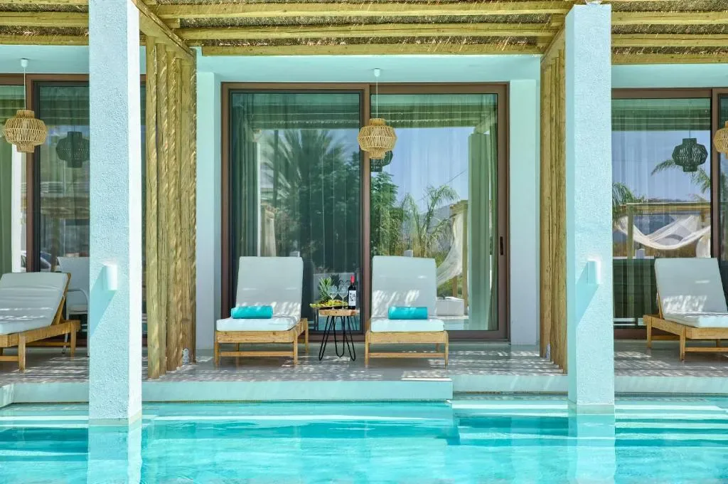 Alia Suites and Spa exterior in Haraki, Rhodes
