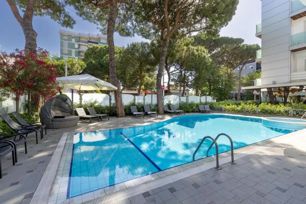 Hotel Adriatica exterior in southern Riccione