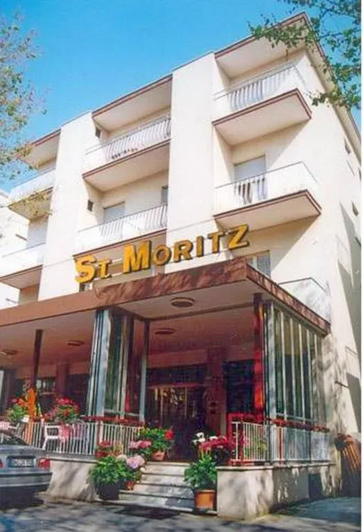 Hotel St. Moritz facade, Rivazzurra, Rimini