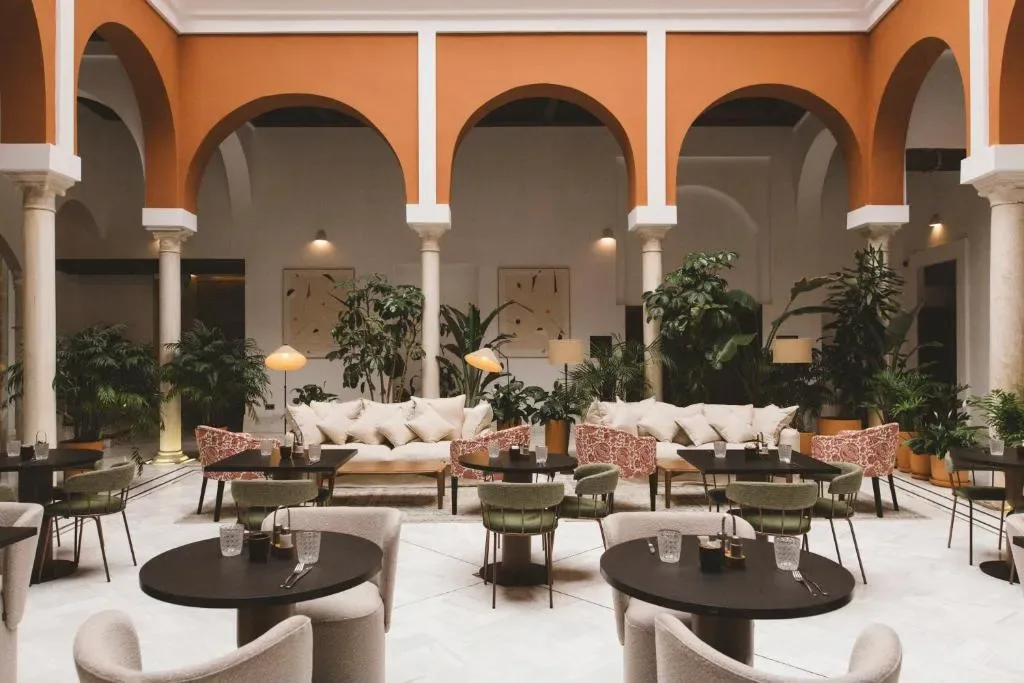 Palacio Pinello courtyard in Seville Old Town