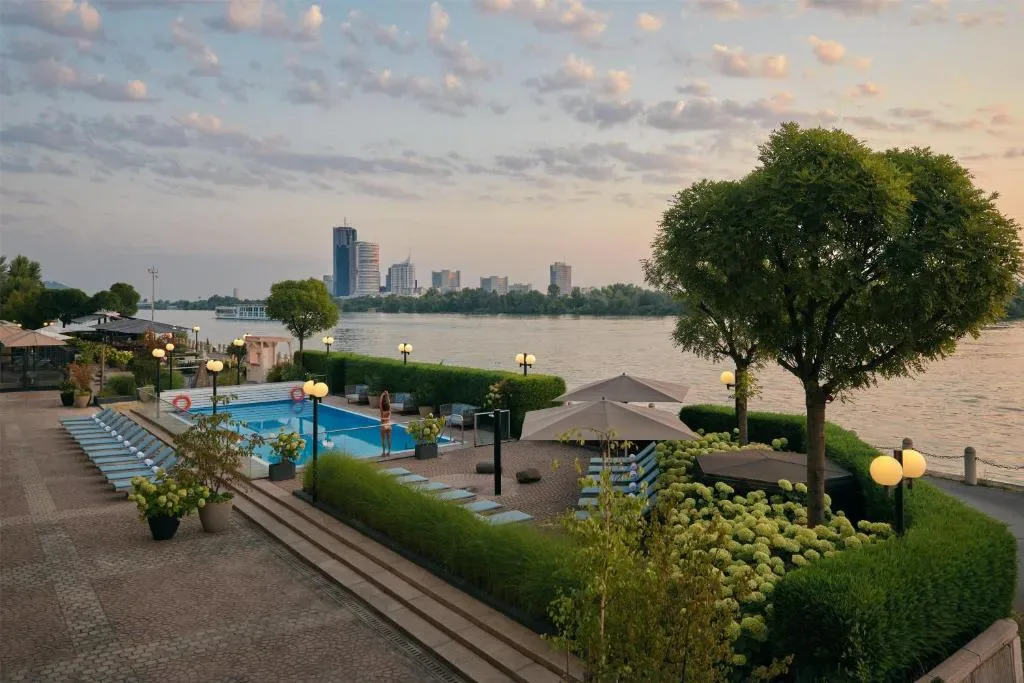 Hilton Vienna Waterfront hotel on the Danube Canal