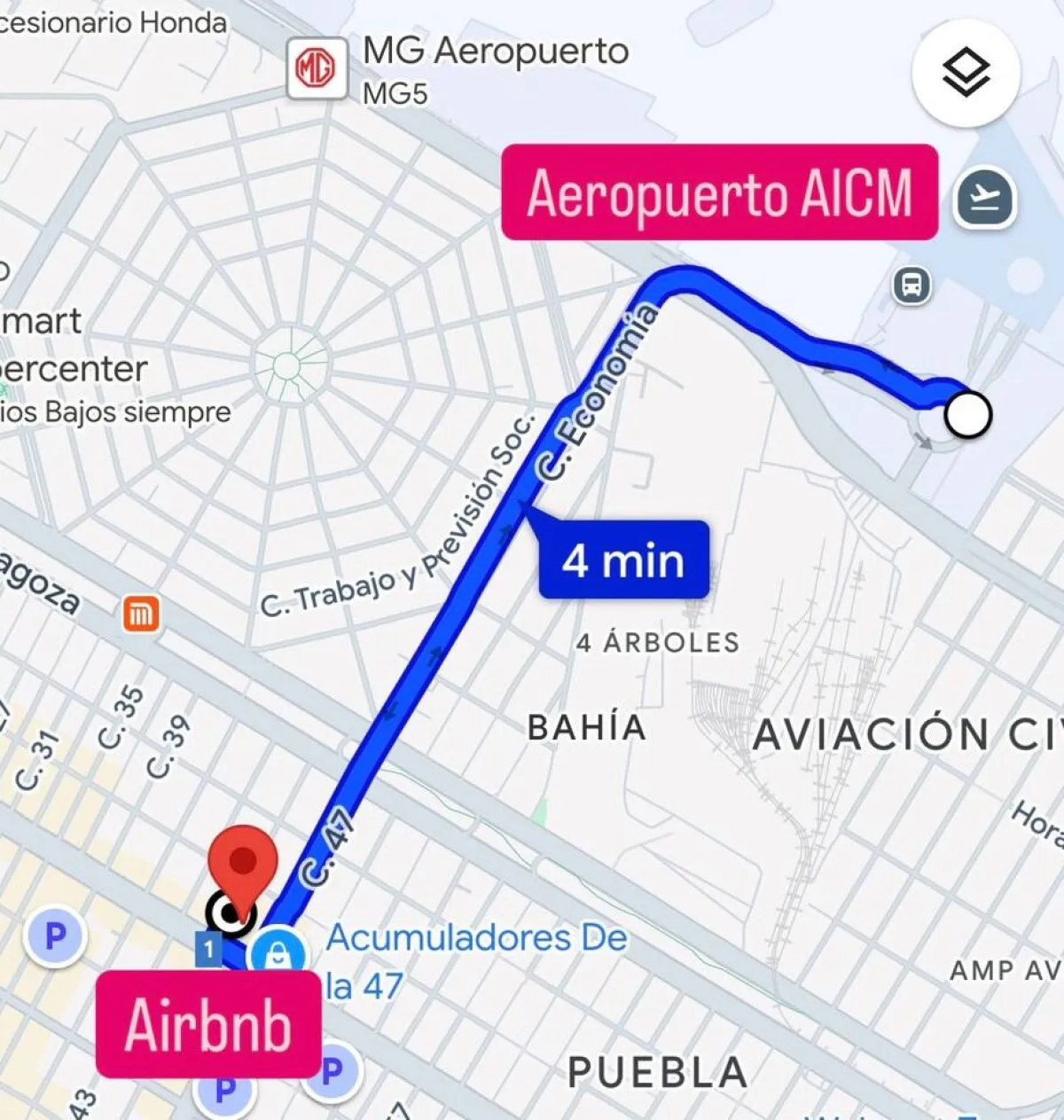 Cerca Foro Sol, GNP y Aeropuerto — 4