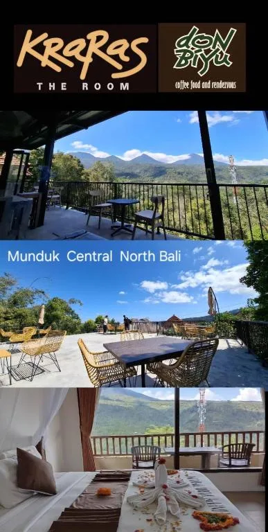 Kraras Munduk The Room & DonBiyu Rooftop Rendezvous Restaurant