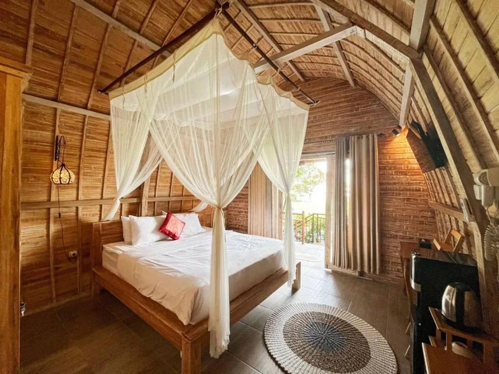 Bungalows with a sauna and swimming pool