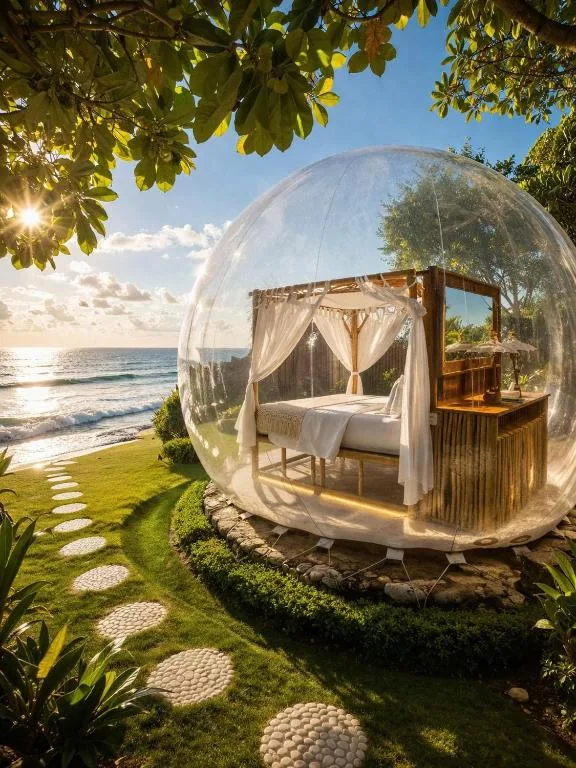 Bubble 5 - Luxury Honeymoon Dome With Bath Uluwatu — 2