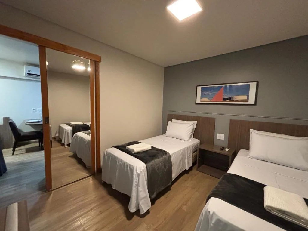 Apart Crystal Place Ar, Cozinha, Garagem HUGO — 2