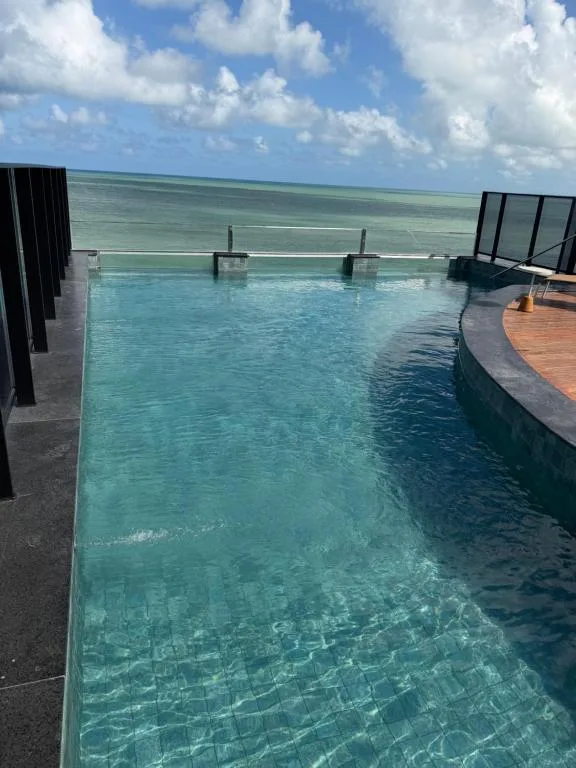 Alta Marine Flat 411 - Pé na areia com vista mar e piscina — 4