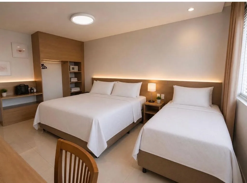 Hotel Blue Tree Acomoda 4 pessoas