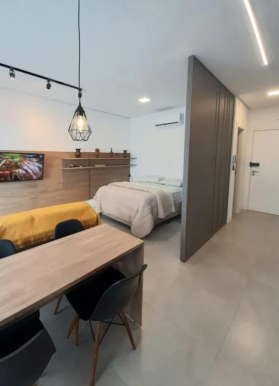 Studio Xavante 308A - confortável, com garagem coberta e portaria 24h — 2