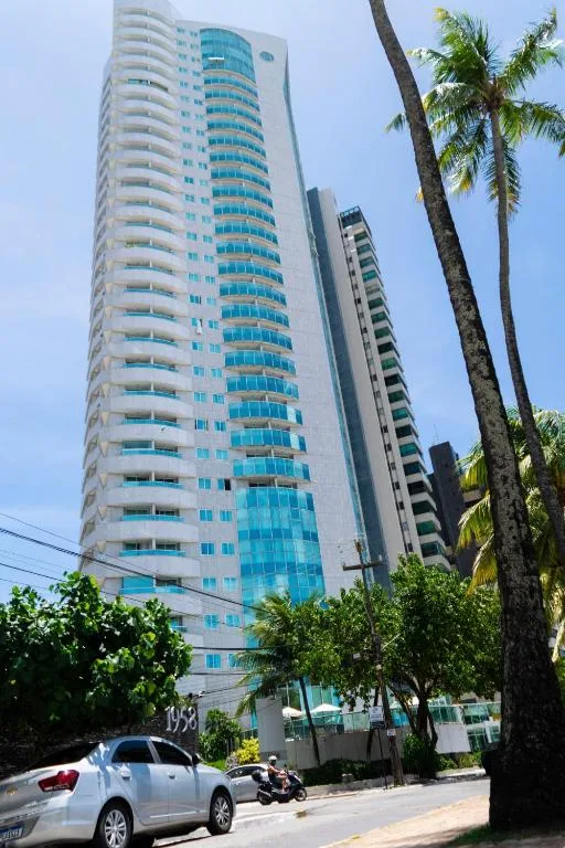 2704 Flat Beira Mar Av Boa viagem Vista Deslumbrante e com cozinha