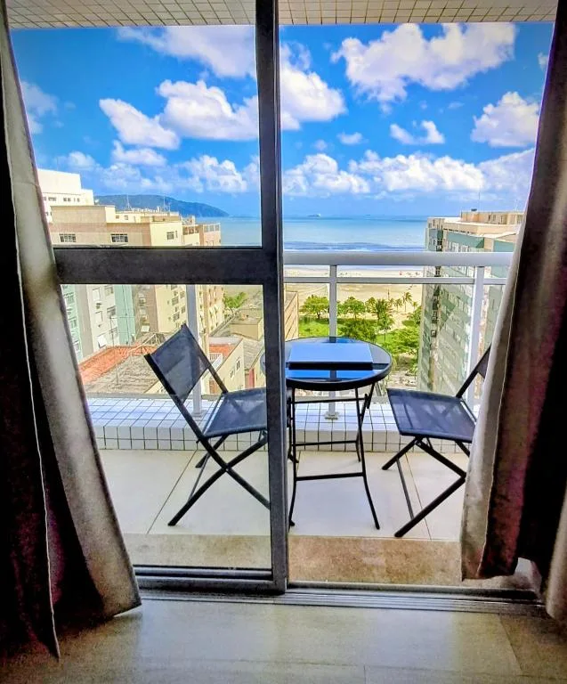 Helbor Stay Santos Pompéia Gonzaga - Varanda vista mar — 4