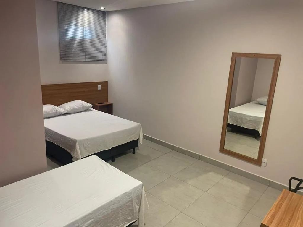 Pousada econômica com ventilador