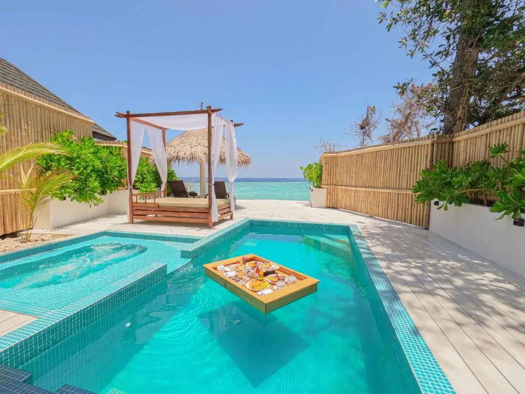 Malahini Kuda Bandos Special Offer Begin your island escape with ease airport pick up and return by shared speedboat at just USD 50 per person stays stay untill end June — 3