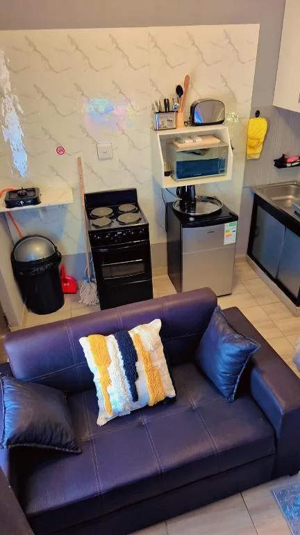 Turquoise Blue Family Room — 5